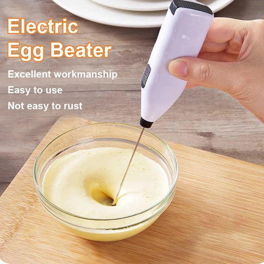 1 Stück Elektrischer Schneebesen, Kaffee Aufschäumen, Zauberstab Milch, Cappuccino Mixer-düse