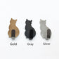 2pcs selbstklebende Wandhaken Katze Muster, Kleiderbügel für Bad / Küche