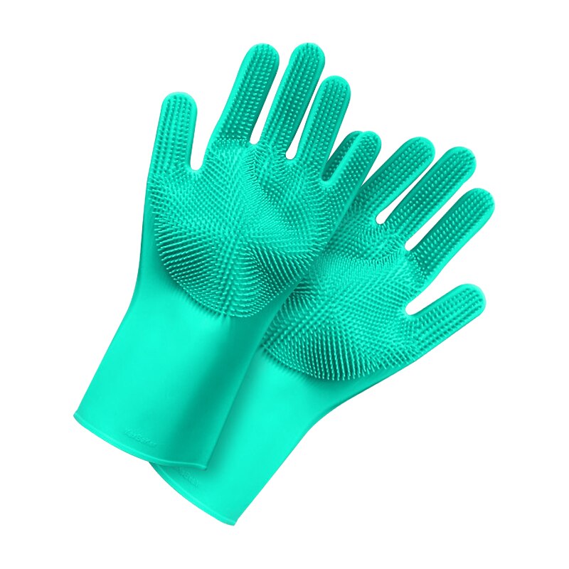Magic Pet Grooming Handschuhe aus Silikon Spülhandschuhe für Haushalt, Auto, Gummi Küche für Reinigungswerkzeug