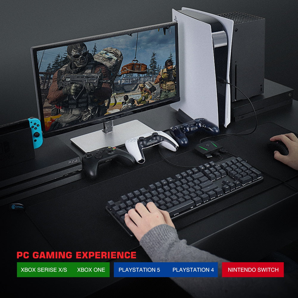 GameSir VX2 AimBox Tastatur Maus Gamepad Adapter Konverter für Xbox Serie X / S, Xbox One, PlayStation 4, PS4, Nintendo Switch, PS5