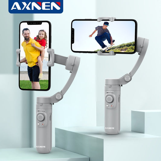 AXNEN HQ3 3-Achsen faltbar Smartphone, Handheld Gimbal für Handy Videoaufnahme Vlog Stabilisator für  Smartphone