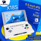 Neu Powkiddy X18S Android 11 5,5 Zoll Touch IPS Bildschirm Flip Handheld Spielkonsole, T618 Chip Mobile Game Players Ram 4GB Rom 64GB