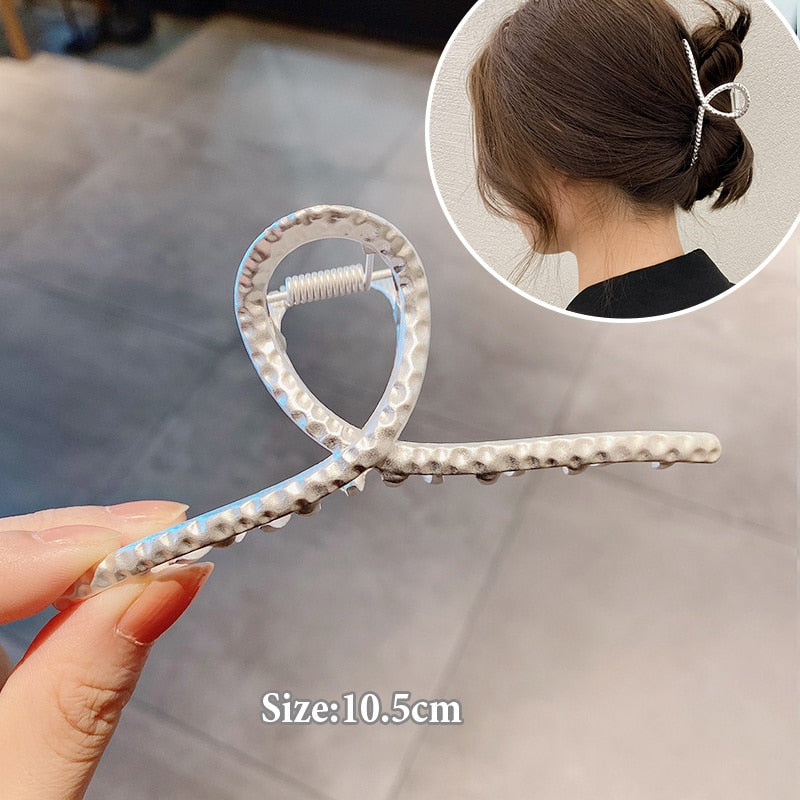 Frauen Geometrische Haarschmuck für Damen,  Metall Haarspangen Mode