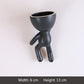 Personalisierter Keramik-Blumentopf, Handgefertigte Handwerkvase für Heimdekoration