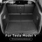 LUCKEASY Kofferraummatten für Tesla Modell Y 2021-2023, Hinten Sitz Schutz Pad