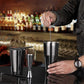 Cocktail Shaker Bar Set: 2 gewichtete Boston Shaker, Cocktail-Sieb, Jigger, Muddler und Löffel, Eiszange und 6 Flaschenausgießer