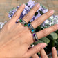 Charmante Mode Eule Ring Design, Multicolor Augen