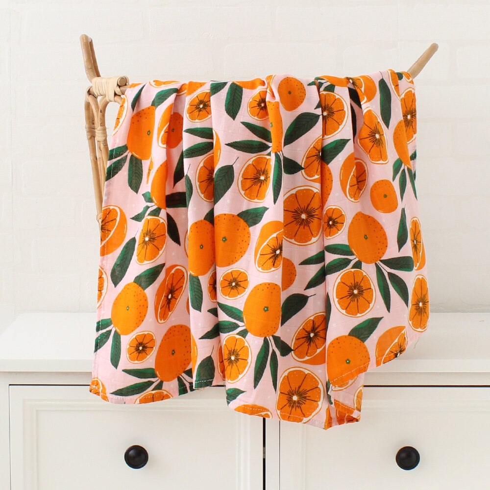 120x120cm 70% Bambus + 30% Baumwolle Babydecken für Neugeborene,  Wickeldecke für Baby