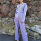 Frühling / Sommer Vintage 2-teiliges Top und Hohe Set, Weiblich Elegante Anzüge