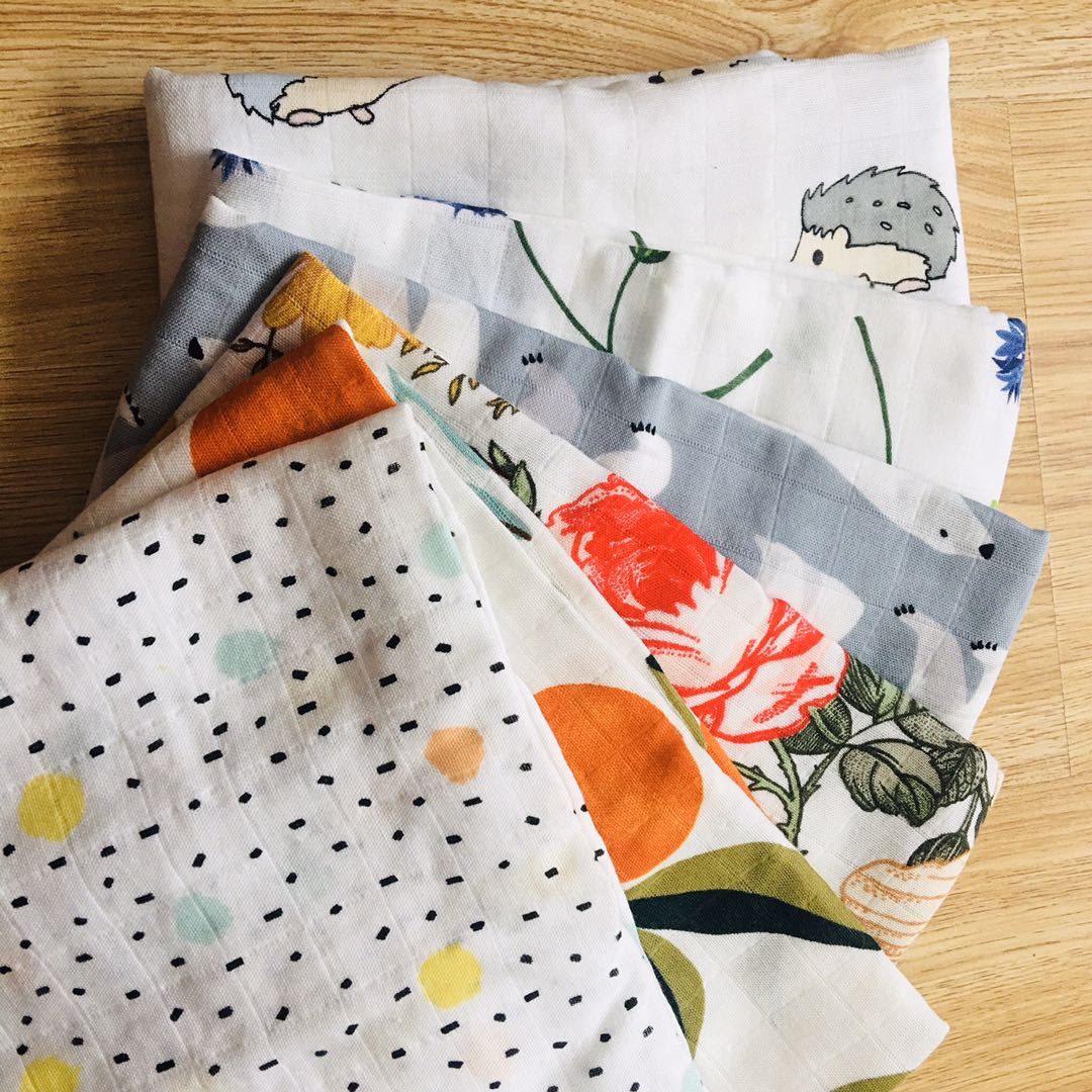 70% Bambus + 30% Baumwolle Lätzchen Baby Absorbierende Dreieckstuch
