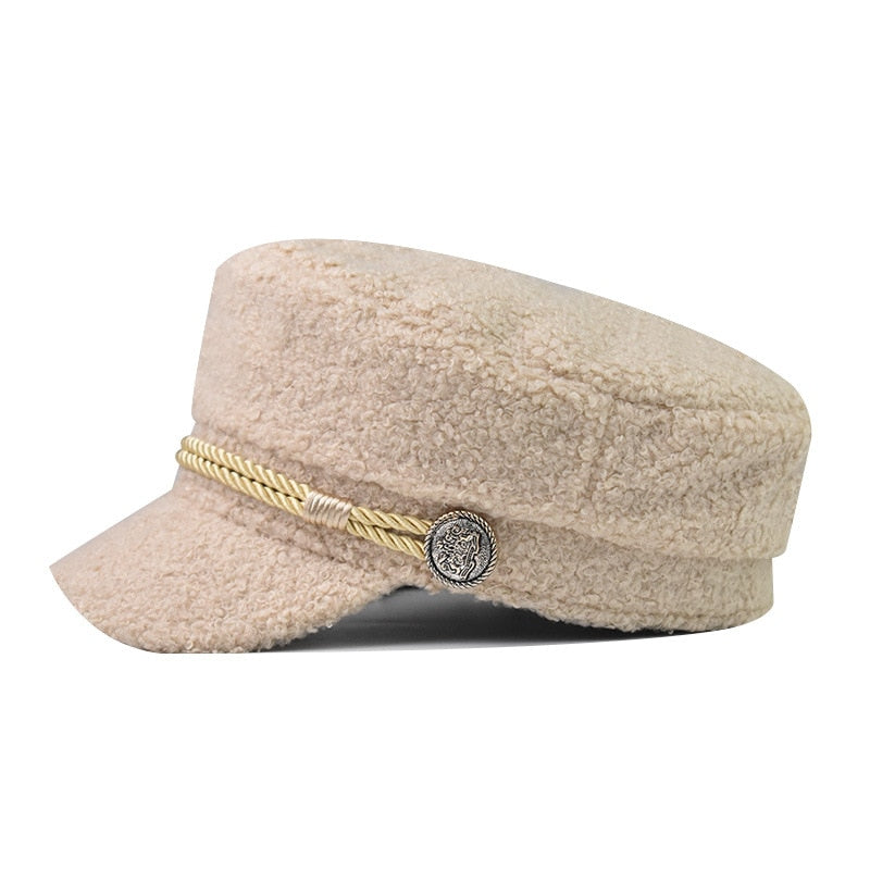 Herbst-Winter Damen Militärkappen