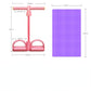 4 widerstandsfähige elastische Zugseile, Exerciser Rower Belly, Resistance Band Home Gym Sport Training Elastic Bands