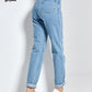 2023 Harem Jeans Hosen Vintage Hohe Taille für Damen