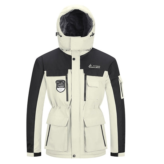 Winter Herren Fleece Jacke, Wasserdichte dicke warme  große Größe 7XL 8XL