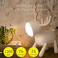 2022 Pup Led Nachtlampe für Kinder 1200mAh wiederaufladbare ELK Nachtlichter Passen Sie die Helligkeit der Tischlampe für Zuhause im Schlafzimmer an