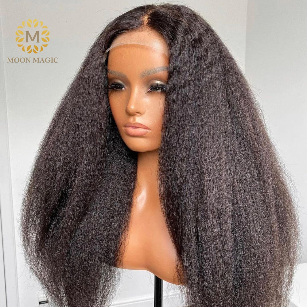 Front Human Hair Perücken für schwarze Frauen 180%
