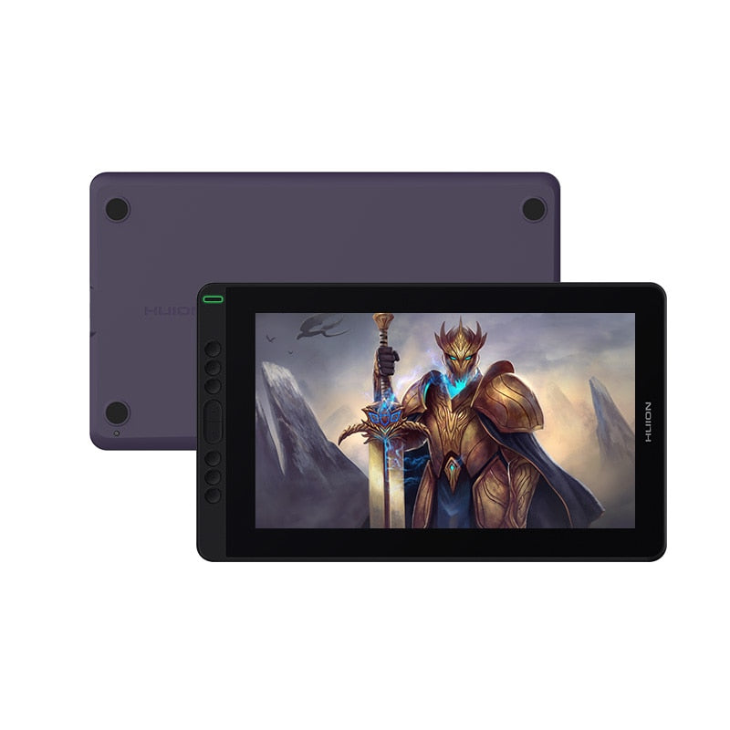Huion Kamvas 13 Grafiktablett Monitor AG, Glasstift Display Zeichenmonitor 8192, Batterieloser Stylus für Android Windows MacOS