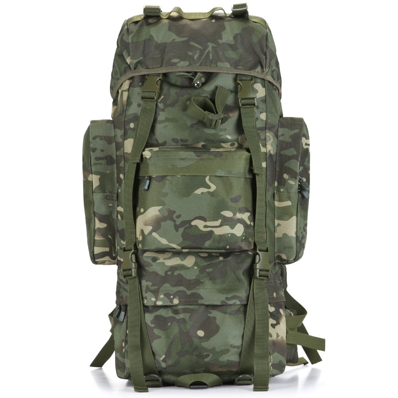 70L Herrenrücksack mit großer Kapazität, Hochwertiger wasserdichter Militärrucksack