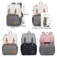 Windeltasche Mama Papa Rucksack Kinderwagen Tasche Wasserdichte Oxford Handtasche Stillwindel Kits Mutterschaftstasche USB Wärmer Halter