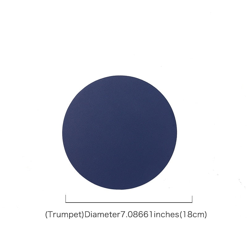 Küchen-Esstischmatten Isolierung, ölbeständiges Leder, Tischset, westliches Essen, Esszimmer