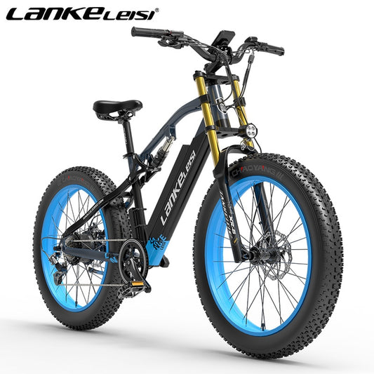 2023 Neues Elektrofahrrad 1000 W bürstenloser, Hochgeschwindigkeitsmotor Mountain EBike 48V16AH