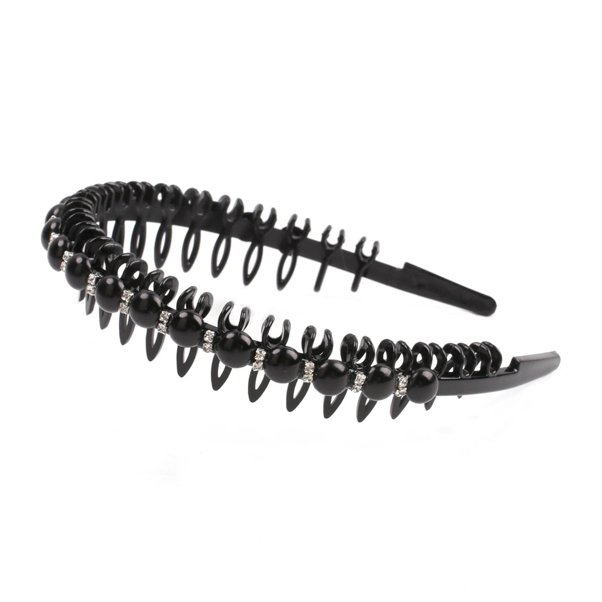 Mode Perle Nicht-Slip Strass elastische Haarbänder, Haarzubehör, Kopfschmuck