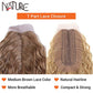 7 Stück / Lot Curly Hair Bundles mit Verschluss, Synthetische Hair-extensions