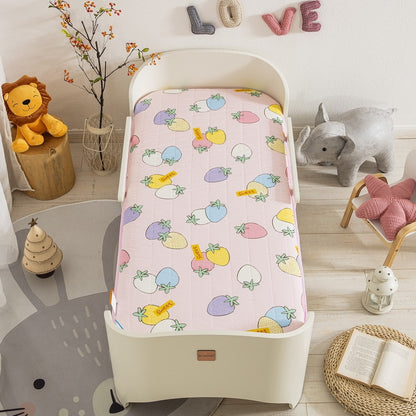 Krippe Matratze Kleinkinderbett Matratzenauflage Doppelseiten, Matratzenauflage für Babybetten 120x60cm