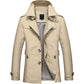 Herren Business Jacke, Lange Baumwolle Windjacke