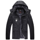 Winter Herren Fleece Jacke, Wasserdichte dicke warme  große Größe 7XL 8XL