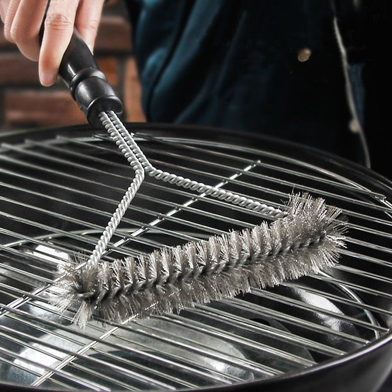 BBQ Grill Kit-Reinigungsbürste aus Edelstahl, Drahtbürste
