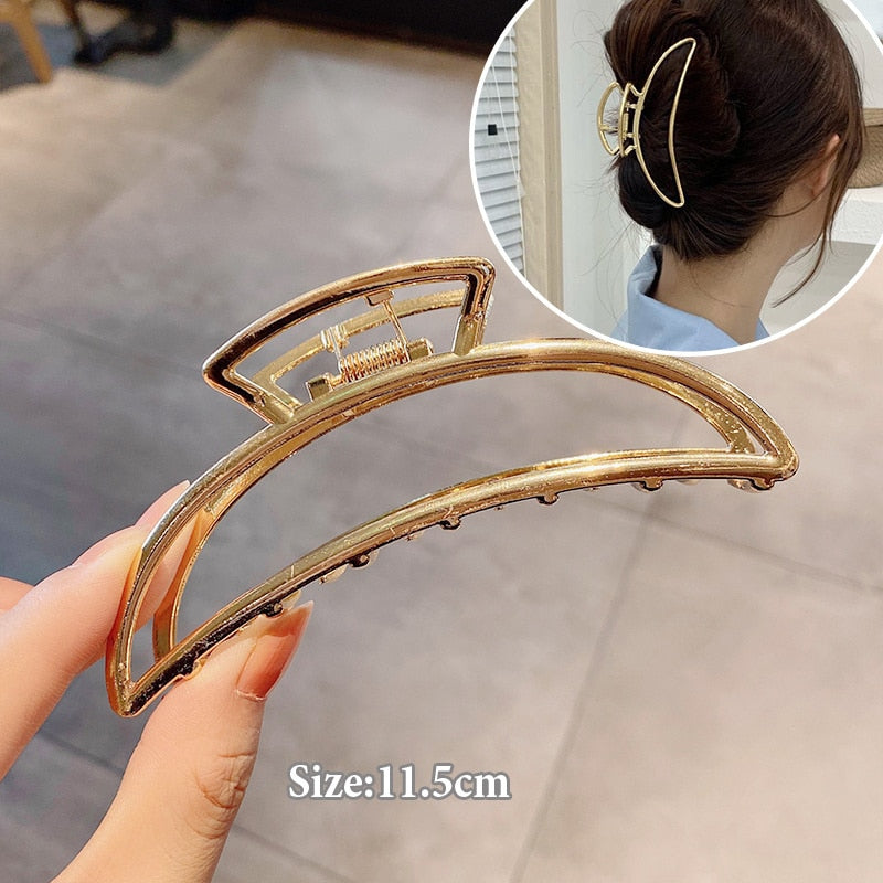 Frauen Geometrische Haarschmuck für Damen,  Metall Haarspangen Mode