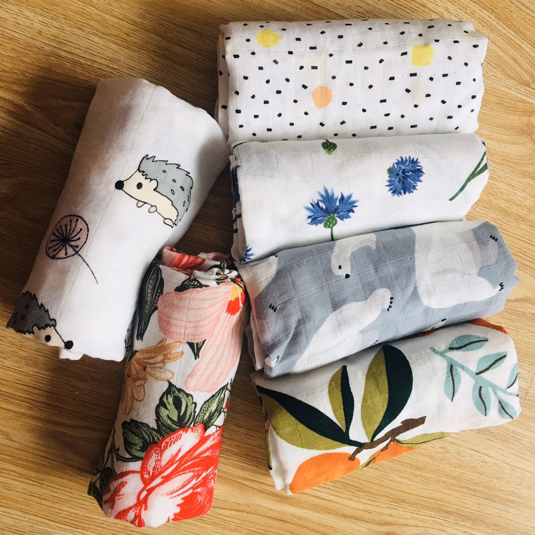 70% Bambus + 30% Baumwolle Lätzchen Baby Absorbierende Dreieckstuch