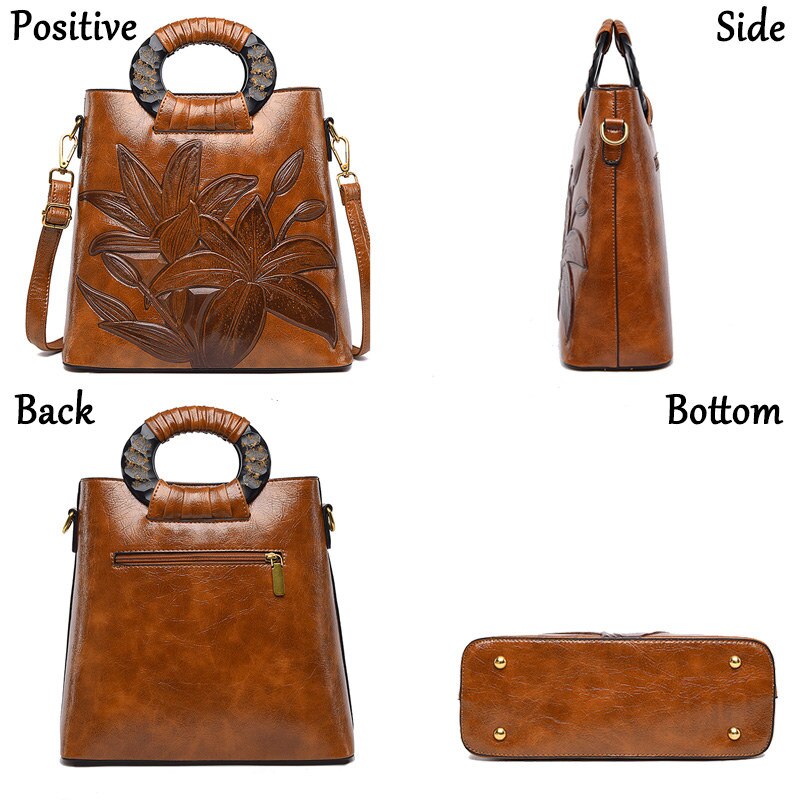 Damen Luxushandtaschen, designer Taschen aus echtem Leder