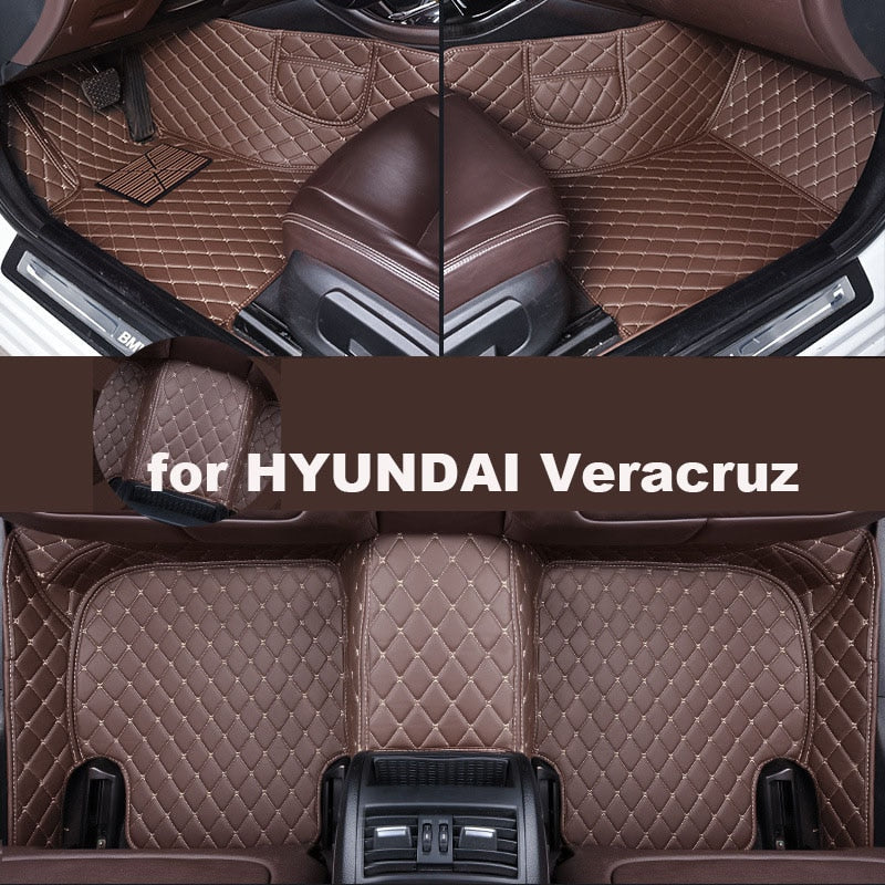Autohome Auto-Fußmatten für Hyundai Veracruz 2006–2015, verbesserte Version