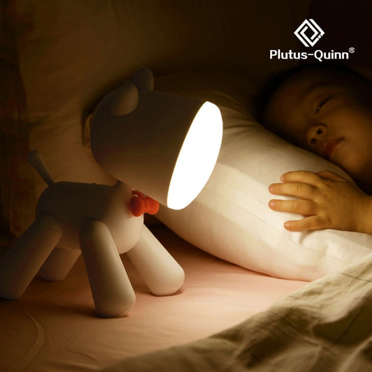 2022 Pup Led Nachtlampe für Kinder 1200mAh wiederaufladbare ELK Nachtlichter Passen Sie die Helligkeit der Tischlampe für Zuhause im Schlafzimmer an