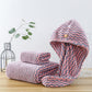 GIANTEX 3pcs Cotton Towel Set Bathroom Super Absorbent Bath Towel Face Towels For Adults serviette de bain toallas recznik