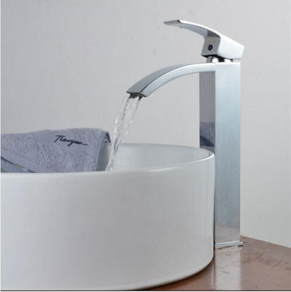 Becken Wasserhahn aus Messing, Rose Gold Wasserhahn