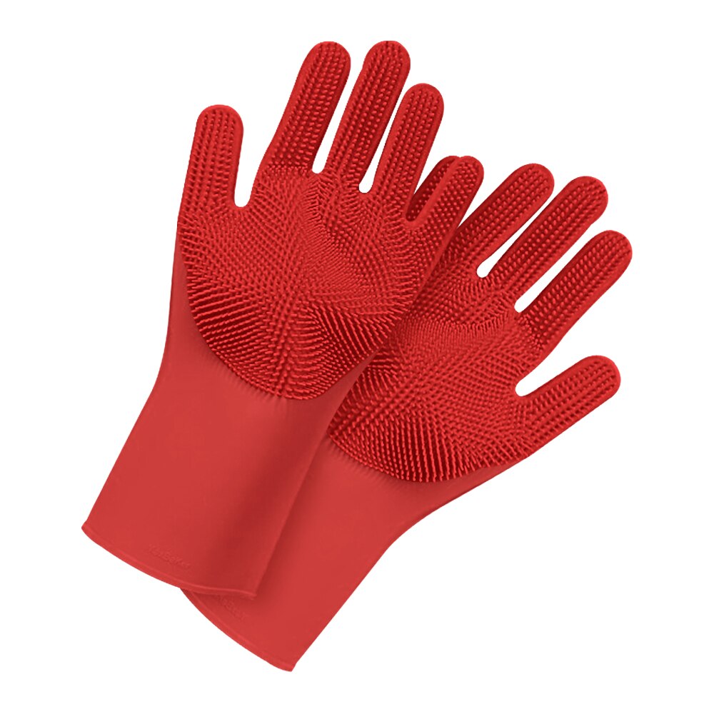 Magic Pet Grooming Handschuhe aus Silikon Spülhandschuhe für Haushalt, Auto, Gummi Küche für Reinigungswerkzeug