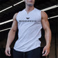 Kompression ärmelloses Herren Tanktop Trainingsweste mit V-Ausschnitt