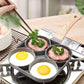 Vier-Loch-Bratpfanne, Verdickte Omelett-Pfanne, Antihaft-Ei-Pfannkuchen-Steak-Pfanne