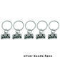 50Pcs/lot Mix Color Charms Hair Braid Dread Dreadlock Beads Clips Cuffs Rings Jewelry Dreadlock Clasps Accessories Hair Rings