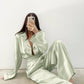 Frühling / Sommer Vintage 2-teiliges Top und Hohe Set, Weiblich Elegante Anzüge