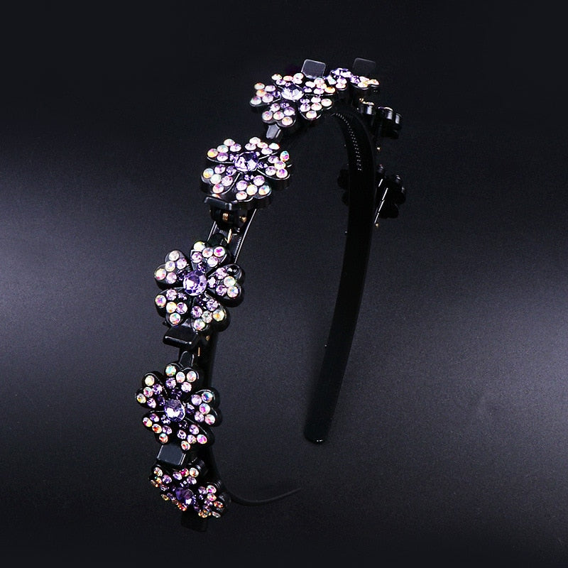 Mode Perle Nicht-Slip Strass elastische Haarbänder, Haarzubehör, Kopfschmuck