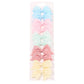10Pcs/Set neue solide Band Bowknot Haarspangen für Baby Mädchen, handgemachte niedliche HaarnadelsBögen