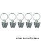 50Pcs/lot Mix Color Charms Hair Braid Dread Dreadlock Beads Clips Cuffs Rings Jewelry Dreadlock Clasps Accessories Hair Rings