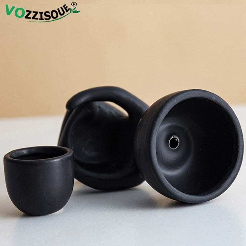 Personalisierter Keramik-Blumentopf, Handgefertigte Handwerkvase für Heimdekoration