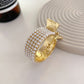 2022 Neue Perle Strass Haarkrallen für Mädchen / Damen, Hohe Pferdeschwanz, Clip Feste Haarnadel