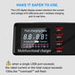 100 W Multi-USB-Drahtloses Ladegerät, HUB Schnellladung 3 Typ C PD Schnellladegerät