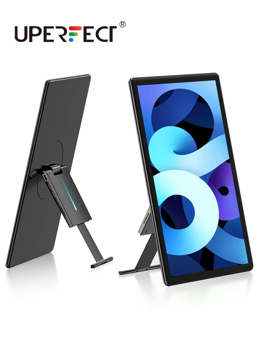 Neuer UPERFECT Tragbarer Monitor mit FHD 1080P, Touchscreen Zweitanzeige für Laptop PC XBOX PS4 Samgsung DEX HUAWEI USB 3.1